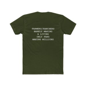 Unisex Cotton Crew Tee - Artsy Casual Tee for Everyday Wear Farmers/Ranchers Barley Making A Living Only Fans Making Millions