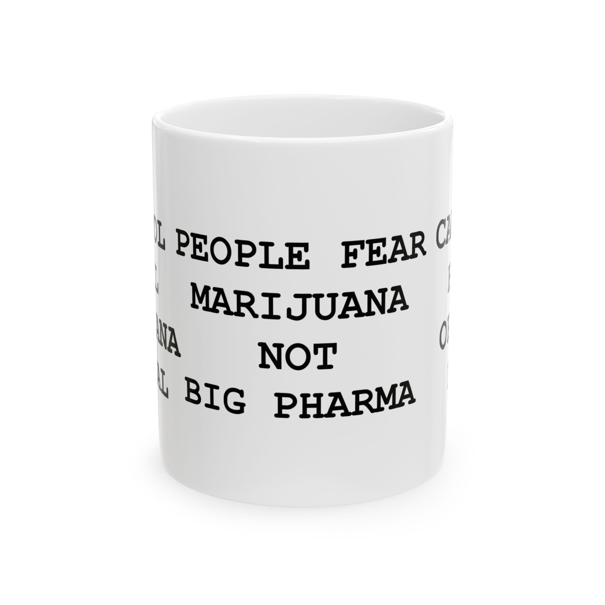 Bold Cannabis Advocacy Ceramic Mug - 11oz & 15oz