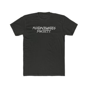 Backwards Society Unisex Cotton Crew Tee - Casual Graphic T-Shirt for Everyday Wear