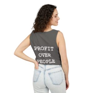 Unisex Garment-Dyed Tank Top - Cool & Comfy Everyday Wear Profit Over People