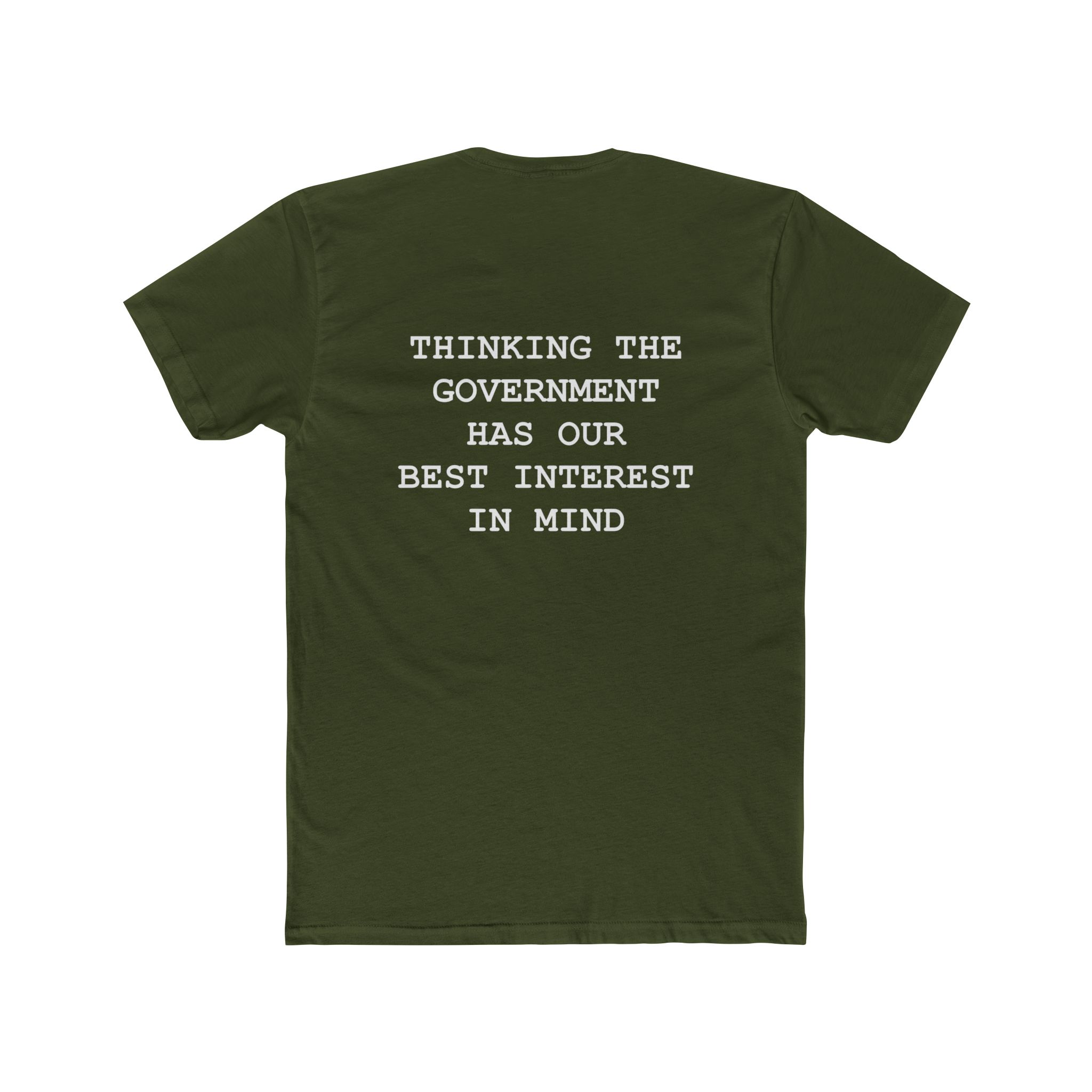 Unisex Cotton Crew Tee - Thought-Provoking Statement Shirt