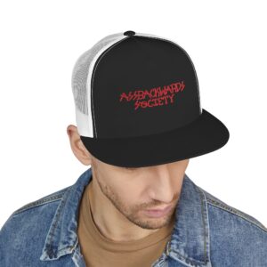 Embroidered Assbackwards Society 5 Panel Trucker Cap