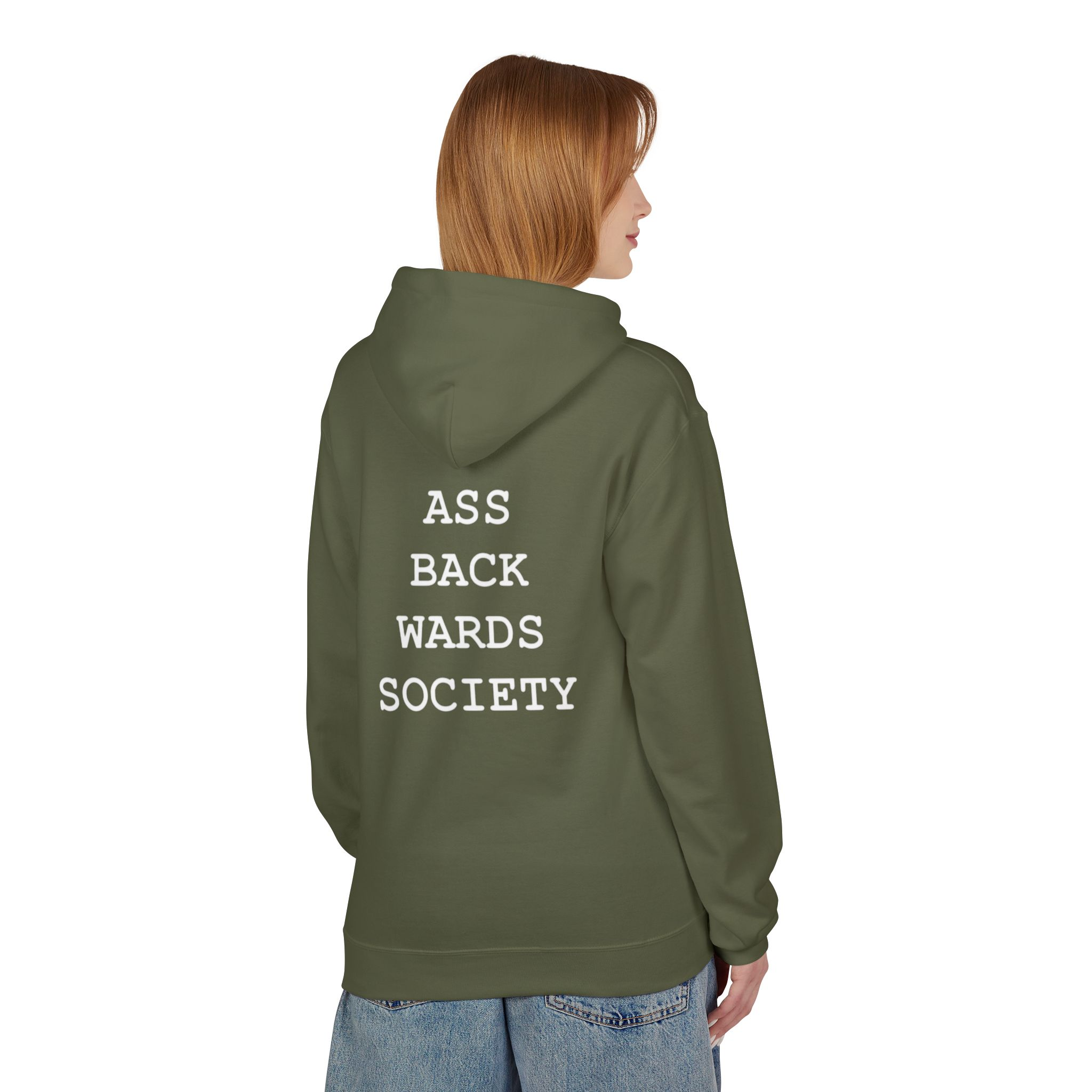 Hoodie — Classic White Midweight Fleece Hoodie